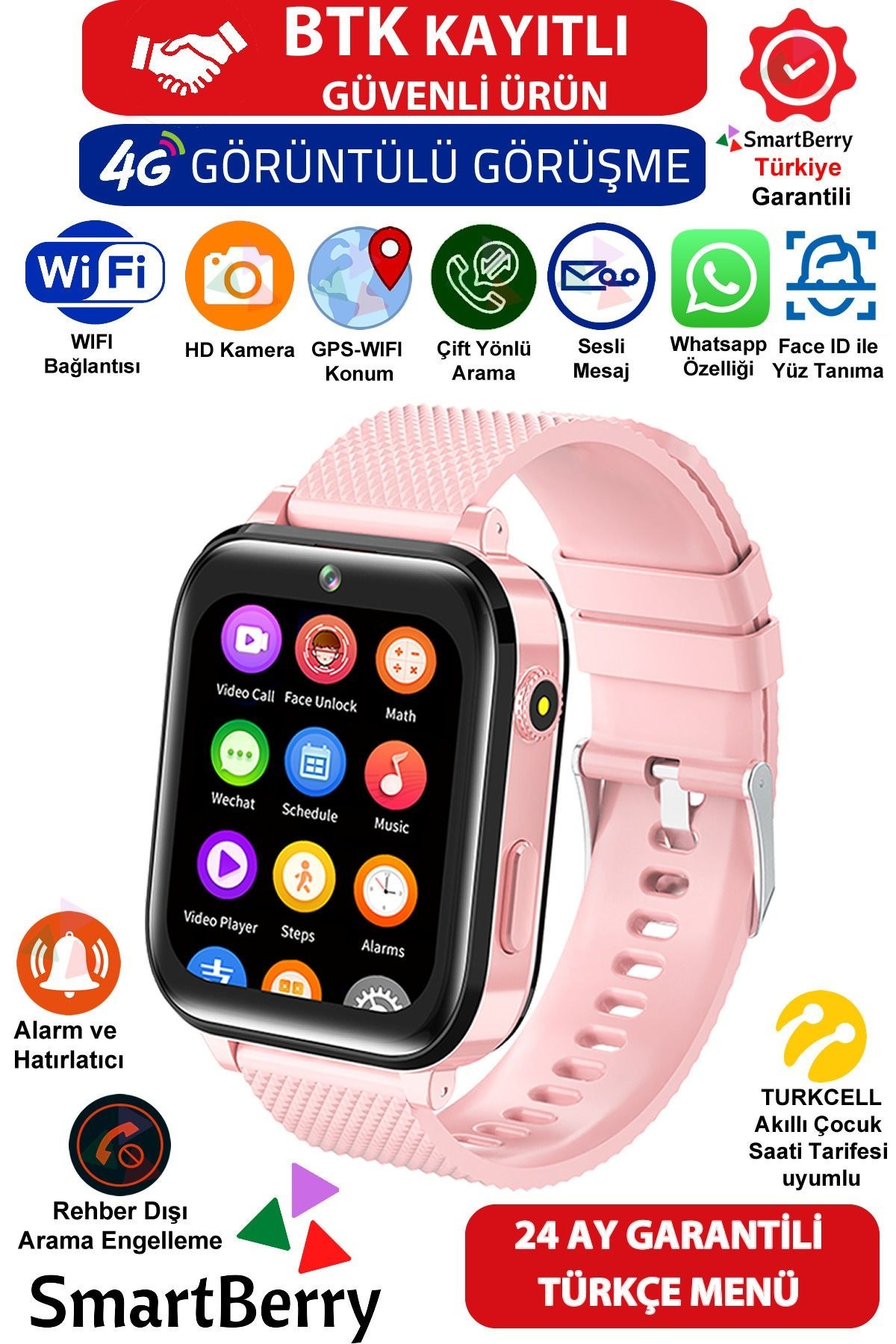 ともちゃん Smartberry Z90 Pro Andorid 4g Görüntülü Görüşme Gps Wıfı Konum