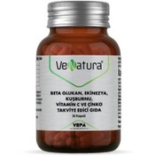 Resim VeNatura Beta Glukan, Ekinezya, Kuşburnu, Vitamin C ve Çinko 30 Kapsül 