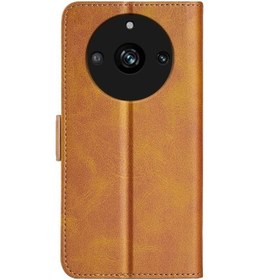 Resim Artfulabode Çift Taraflı Manyetik Toka, Yatay Çevirme Deri Kılıf Realme 11 Pro / 11 Pro+ 
