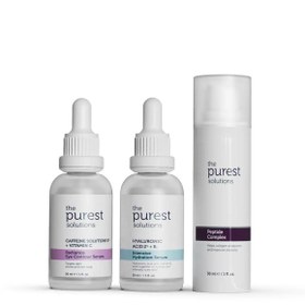 Resim The Purest Solutions Yoğun Nem Destekli Anti Aging Etkili Göz Çevresi Aydınlatma Etkili Bakım Seti 