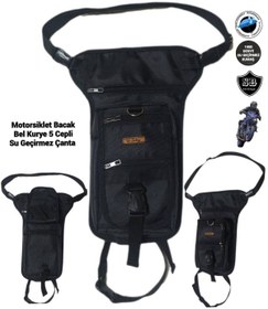 Resim SEVBAGS Motosiklet Bacak Bel Kurye Su Geçirmez 5 Gözlü Çanta 