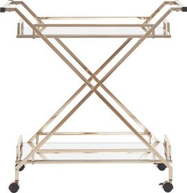 Resim Kemina Gold Metal&cam Servis Arabası 