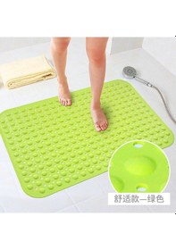 Resim Fosenze Banyo Kaymazlık Mat - Banyo, Duş, Tuvalet Kullanıma Uygun - 35x70 Cm Yeşil Rengi - Konforlu Ve Dayanıklı Materyal 