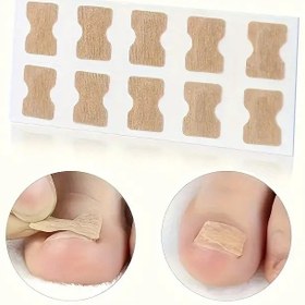 Resim 50 adet Ayak Tırnağı Ortopedik Sticker, Tırnakların Etin İçine Büyümesini Önleyen Batık Tırnak Stickerı, Kendinden Yapışkanlı Düzeltici Yama, Düzeltici Yama, Çekme Stickerı, Ayak Tırnağı Ortopedik, Ayak Tırnağı Stickerı 