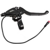 Resim Ganzhoushop Yuvarlak Su Sol Liman Kolu Kolları Geçirmez Fren Elektrikli Bisiklet A Kx A 