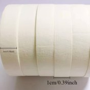 Resim 10 adet Beyaz Kauçuk Sanat Bantı, 0.99 cm Genişlikte, Çıkarılması ve Yerine Konması Kolay Keten Kağıt Bantı, Çizim, Su Boyası, Tuval Kurulumu, Sanat Malzemeleri, Çizim Temelleri, Pürüzsüz Dokulu, Dayanıklı Yapıştırıcı, Scrapbooking Malzemeleri, Günlük Malzemeleri, Okul Malzemeleri, Washi Bantı 