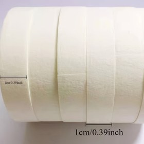 Resim 10 adet Beyaz Kauçuk Sanat Bantı, 0.99 cm Genişlikte, Çıkarılması ve Yerine Konması Kolay Keten Kağıt Bantı, Çizim, Su Boyası, Tuval Kurulumu, Sanat Malzemeleri, Çizim Temelleri, Pürüzsüz Dokulu, Dayanıklı Yapıştırıcı, Scrapbooking Malzemeleri, Günlük Malzemeleri, Okul Malzemeleri, Washi Bantı 
