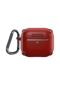 Resim Apple Uyumlu AirPods 3. Nesil Kılıf Zore Airbag 26 Silikon-Kırmızı Kırmızı 