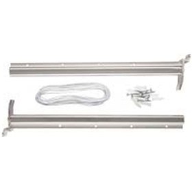 Resim Alüminyum Duvar Tipi Çamaşırlık - Parlak Gri 