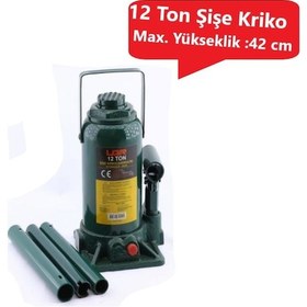 Resim Ugr 12 Ton Şişe Kriko - Araba - Tekne - Kamyon - Minibüs - Makine Yük Kaldırma 