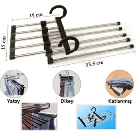 Resim Mena Rise Pantolon Askısı 5 In 1 Askı 