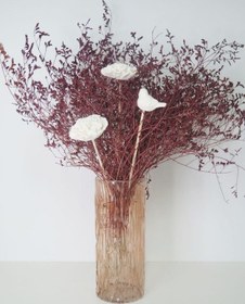 Resim MİSSİ AMBER CAM KABUK VAZO 