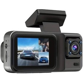 Resim Ankatek 1080p Dvr Dash Kamera Araç Araba Ön & İç & Arka Kamera Sürüş Kaydedici 2 İnç Ips Ekran 170 Op 