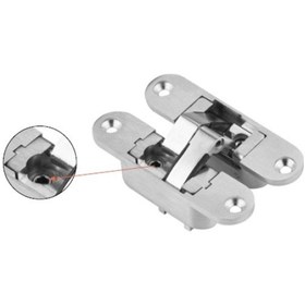 Resim Camaks Akordiyon Menteşe 110 Mm Sol Ayarlı ( Ayarlı Zamak Merkez ) 