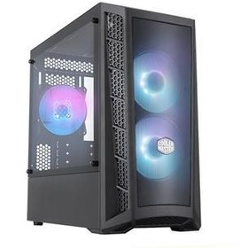 Resim CM MasterBox MB311L 600W RGB 3x120mm Fanlı Tempered Glass pencereli Mesh ön Panel MicroATX Kasa MCB-B311L-KGNB60-S00 