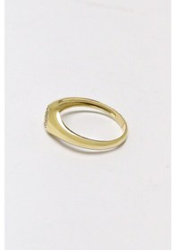 Resim Önü Taşlı Şövalye 14 Ayar Sarı Altın Yüzük 