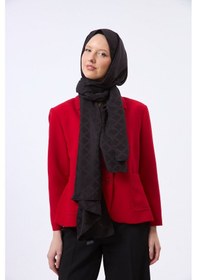 Resim Mirsoy Scarf Lina Modern Desen Şal Siyah 