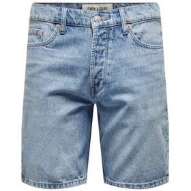 Resim Only & Sons Onsedge Pım Dnm Shorts Box Vd Açık Mavi Cok Renklı 