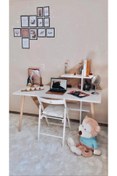 Resim lagomood Rüzgar Çalışma Masası Beyaz & Meşe 