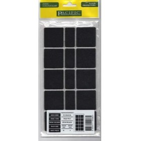 Resim FRY Pacific 6040 Bl Yapışkanlı Keçe 40 mm x 40 mm Siyah 