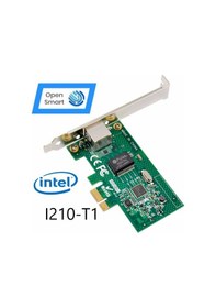 Resim Open Smart 1 Port Intel I210-T1 1Gbe Ethernet Kart - OPS7204NT 