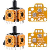 Resim PS4 Analog Drift Fix 2+2 Set Playstation 4 Kol Joystick Motor Tamir Yedek Parça 