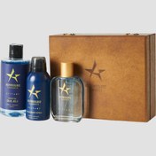 Resim Altınyıldız Classics Erkek AC Virtuel 100 Ml EDP Parfüm-Deodorant 150 Ml Duş Jeli 400 Ml Ahşap Kutulu Set Damat Bohçası 