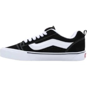 Resim Vans Knu Skool Siyah Sneaker Ayakkabı 45 Numaralı Erkekler İçin Konforlu Tasarım 