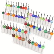 Resim 10 adet PCB Tungsten Karbür Makro Matkap Uçları Seti - Baskı Devresi için Mikro Karbür Matkap Ucu, Amber Bal Saksı Kabartmalı Taş ve Takı, Yuvarlak Shank, Kaplamasız Çelik Kaplama, Takı Yapımı | Yuvarlak Shank Matkap Ucu | Mikrokarbür Malzeme 