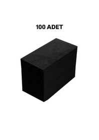 Resim Fasana Garson Katlama Peçete Siyah 100'lü 24 x 24 CM 