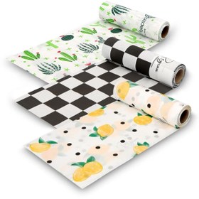 Resim Delixa Masa ve Aktivite Piknik Örtüsü Kullan At Sıvı Geçirmez 3 Rulo (Rulo içi:10 adet) 100x120cm 3RuloKarı 