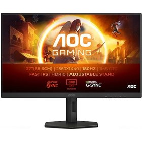 Resim AOC Q27G4XF 27" 180 Hz 0.5 ms Adaptive-Sync QHD Fast IPS HDR10 Oyuncu Monitörü(Ölü Pixel) 