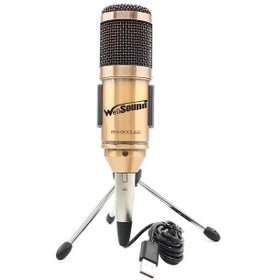 Resim WellSound BM-800 USB Profesyonel Masa Mikrofonu 