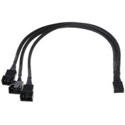 Resim 4 Pin Fan Çoklayıcı Kablosu 4P Dişi 3+3+4P Erkek Kablo 
