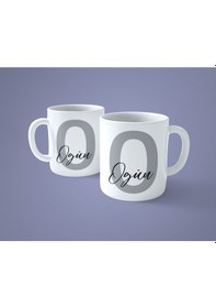 Resim Kişiye Özel O Harfi İsimli Baskılı Kupa Bardak 