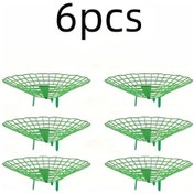 Resim Tongdashop 6 Parça Yeşil Çilek Dikim Kafesi 3 Ayaklı Pvc Bitki Destek Bahçe Aleti 