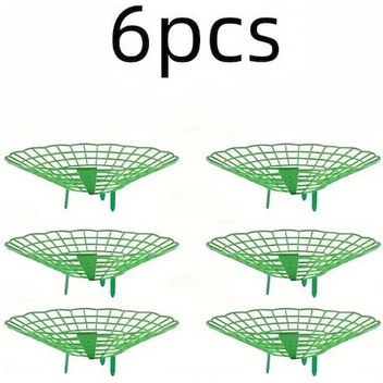 Cloud011 Yeşil 3 Ayaklı 10 Adet Pvc Çilek Desteği - Bahçe Bitki Kafesleri