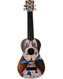 Resim Hawaiian XU21DOG Soprano Ukulele - Köpek Desenli (Tasarım Seri - 21 İnç) | Köpek Grafik Baskılı Gövde, Net ve Tatlı Sesler, Dayanıklı Konstrüksiyon | Ölçü: 21 İnç / 53 cm (Standart Soprano Boy) 