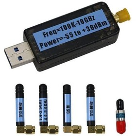 Resim USB RF Güç Ölçer V3.0 100K-10GHz Ekranlı RF Power Meter 