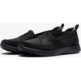 Resim Skechers Arch Fit Refine Kadın Siyah Günlük Ayakkabı 104270 Bbk 