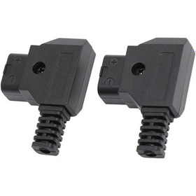 Resim Xindoker 2 Adet D-tap Erkek Bağlantı Plug, V Tipi Batarya, Kamera, Led Işık, Monitör İçin Dıy Güç Kablosu, Altın Kaplama, Dayanıklı Abs Malzeme 