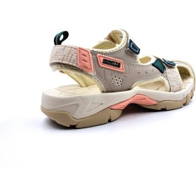 Resim Humtto HM740093B Kadın Outdoor Trekking Spor Sandalet Bej Tekstil Malzeme Suya Dayanıklı Cırtlı Tasarım 