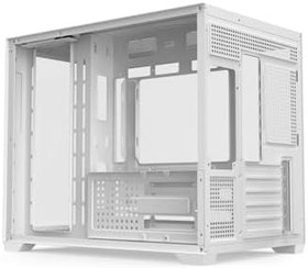 Resim Terranova Kumandalı 6 ARGB Fanlı Nova Beyaz Midi Tower Cam Panel Gaming Oyuncu Bilgisayar Kasası (Beyaz) 