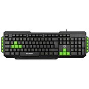 Resim Hytech HYK-46 GAMY Siyah USB Yeşil Tuşlu Q Gaming Oyuncu Klavyesi 