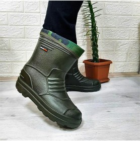 Resim AkınalBella 026 Eva Kısa 23cm Hafif Çoraplı Avcı Balıkçı Günlük Çizme 