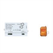 Resim Lillian Wifi Akıllı Anahtar Dıy Zamanlayıcı 7-32V Uzaktan Kumanda + 433MHZ Uzaktan Ev Otomasyon Modülü (Yurt Dışından) 