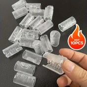 Resim 10 adet Silikon Kaymaz ve Anti-Running Tutucular - Şeffaf, İğne Olmadan, Düğmelerle Çok Fonksiyonlu Güvenlik Klipsleri - Elde Yıkanabilir, Ayakkabılar, Sandaletler ve Terlikler için Görünmez Tutucular, Ayakkabı Aksesuarları | Dekoratif Ayakkabı Aksesuarları | Dayanıklı Ayakkabı Tutucuları 
