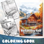 Resim Yetişkinler İçin Rahatlatıcı Sonbahar Boyama Kitabı – 22 Detaylı Sonbahar Manzaralı Kalın Sayfalarda Yaratıcı Rahatlama, Tatiller & Doğum Günleri İçin Mükemmel Hediye, Doğum Günü Hediyesi | Yaratıcı Boş Zaman | Kalın Kağıt Kalitesi 
