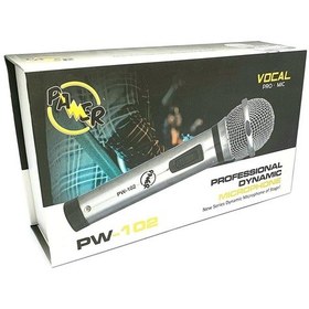 Resim Pawer Pw-102 Profesyonel Kablolu Mikrofon Metal Kasa 