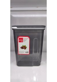 Resim Erzak Saklama Kabı 2.7 Lt Ölçekli Kapağı Kızaklı Yeni -bnm-0674 